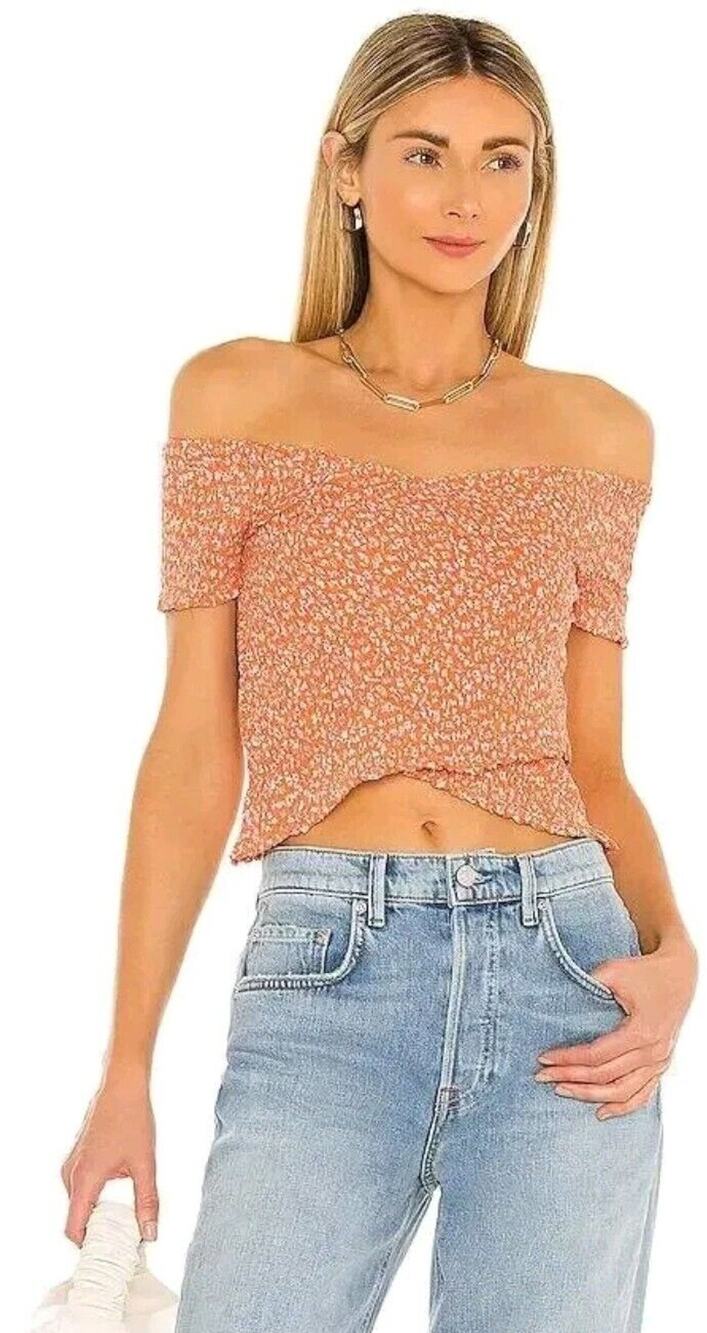 Bb Dakota By Steve Madden On The Level Top In Orange, size M B9